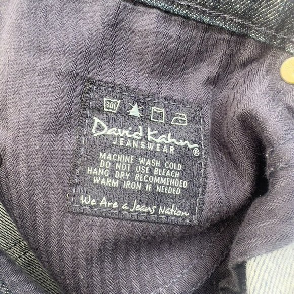 WOMEN BLUE DAVID KAHIM JEANS DENIM WEAR CUT#1176 STYLE 3500   Flex Ultra  SIZE 0 - Picture 9 of 11